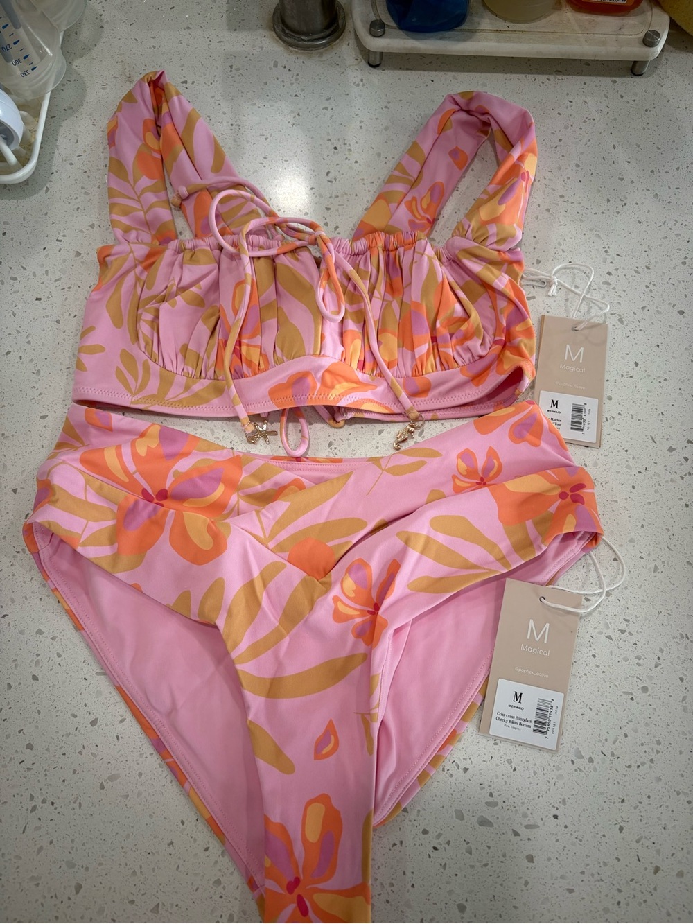 POPFLEX Seaside String Bikini Set - Picture 5 of 8